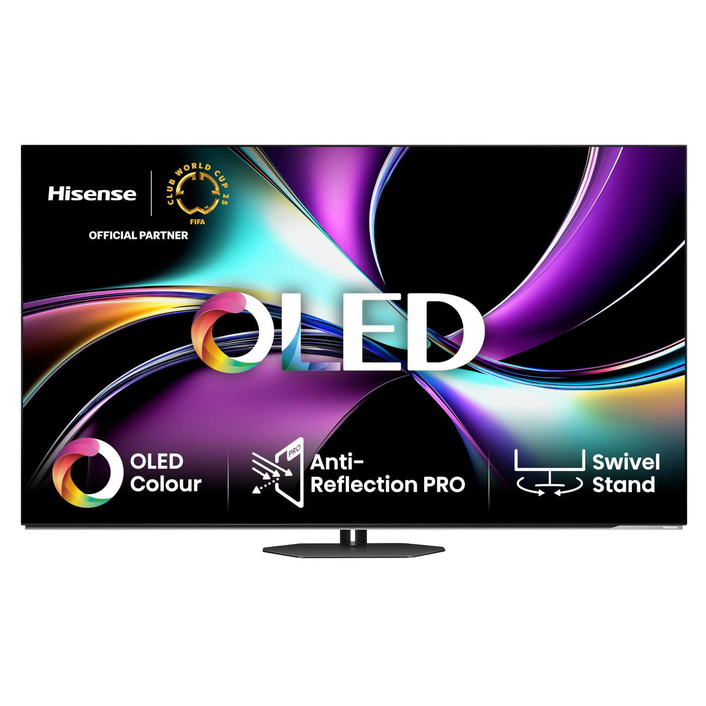 Hisense 55A85Q 139cm (55 Zoll) Fernseher, 4K UHD OLED Smart TV,120Hz, HDMI 2.1, Game Mode Pro, AMD FreeSync Premium, Dolby Vision IQ & Atmos, Bluetooth, Alexa Built-in, Schwarz, [2025]