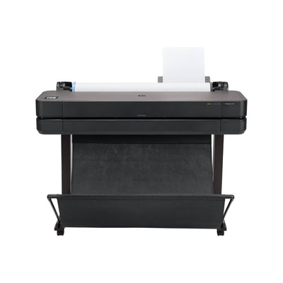 HP DesignJet T630 36 Zoll (91 cm 5HB11D), Großformatdrucker, Plotter, Standard A4-A0, 76 A1-Drucke/Stunde, Wi-Fi, Ethernet, USB, 2400x1200 dpi, Recyceltes Metall, 1 Jahr Garantie, HP Click, Schwarz