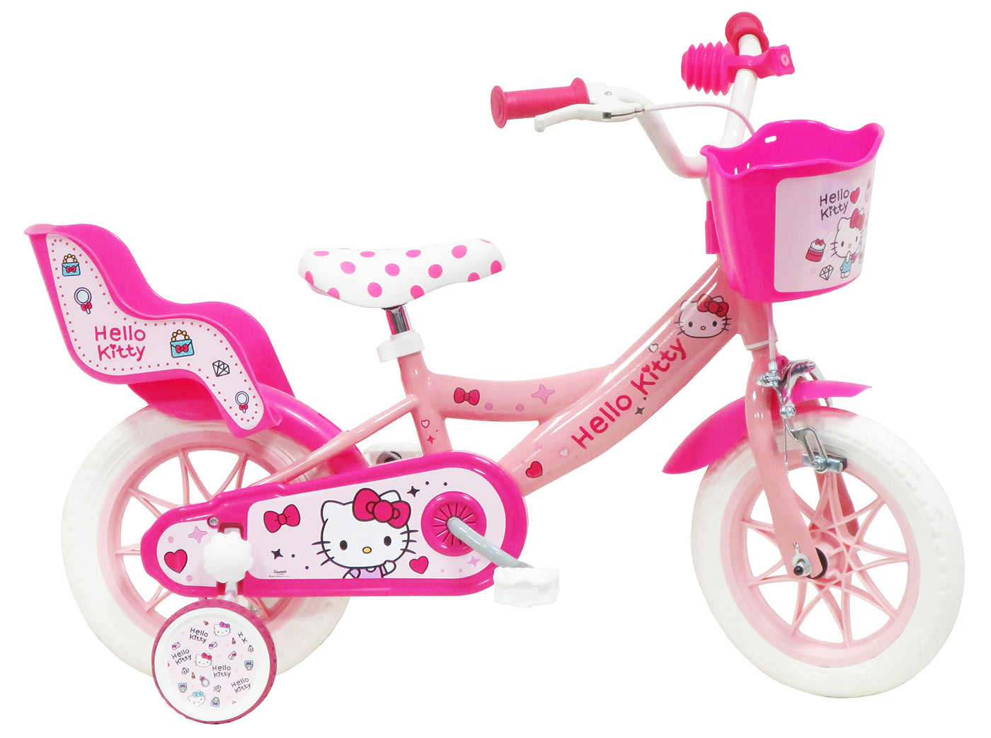 Denver - Fahrrad 12 Zoll Hello Kitty, Farbe Pink, 22017
