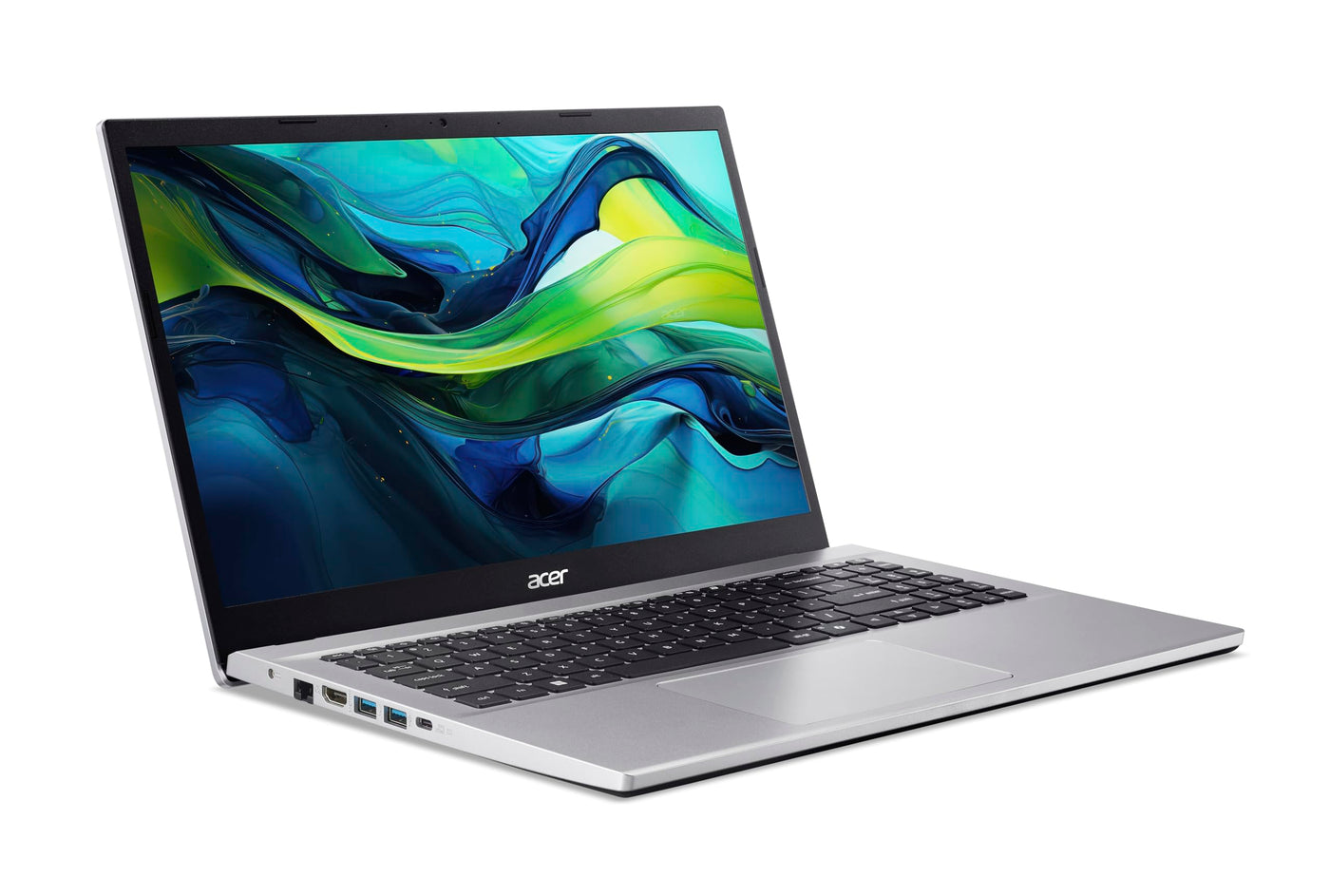 Acer Aspire Go 15 (AG15-42P-R8SZ) Laptop | 15,6" FHD IPS Display | AMD Ryzen 7 5825U | 16 GB RAM | 512 GB SSD | AMD Radeon Grafik | Windows 11 | QWERTZ Tastatur | Silber