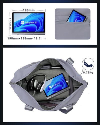 8-Zoll 2-in-1 Mini-Laptop mit QWERTZ-Tastatur, drehbarem HD-Touchscreen & Stiftunterstützung, Windows 11 Pro, N150, 12GB RAM, 1TB SSD, Wi-Fi 6, BT 5.2, HDMI, Typ-C, 2MP Kamera