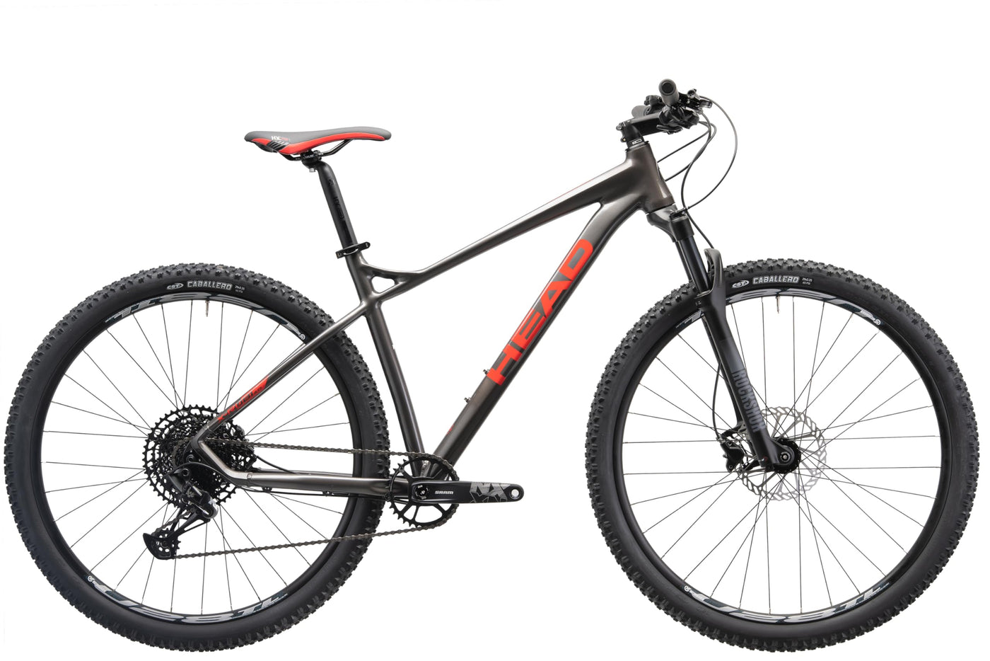 Head Unisex – Erwachsene X-Rubi 4.0 Mountainbike, grau metallic/rot, 44