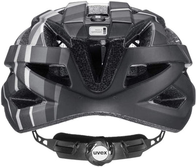 uvex air wing cc - leichter Allround-Helm für Damen und Herren - individuelle Größenanpassung - waschbare Innenausstattung - black - silver matt - 52-57 cm