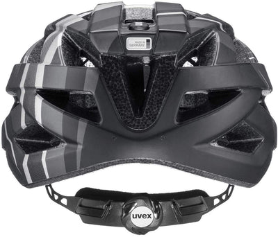 uvex air wing cc - leichter Allround-Helm für Damen und Herren - individuelle Größenanpassung - waschbare Innenausstattung - black - silver matt - 52-57 cm
