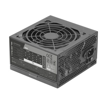 Tacens Anima APIII850, PC-Netzteil ATX 850W, SMD- und DC-DC-Technologien, 85% Effizienz 12V, Ultrasilent 12cm Lüfter, Extralange Flachkabel, Schwarz