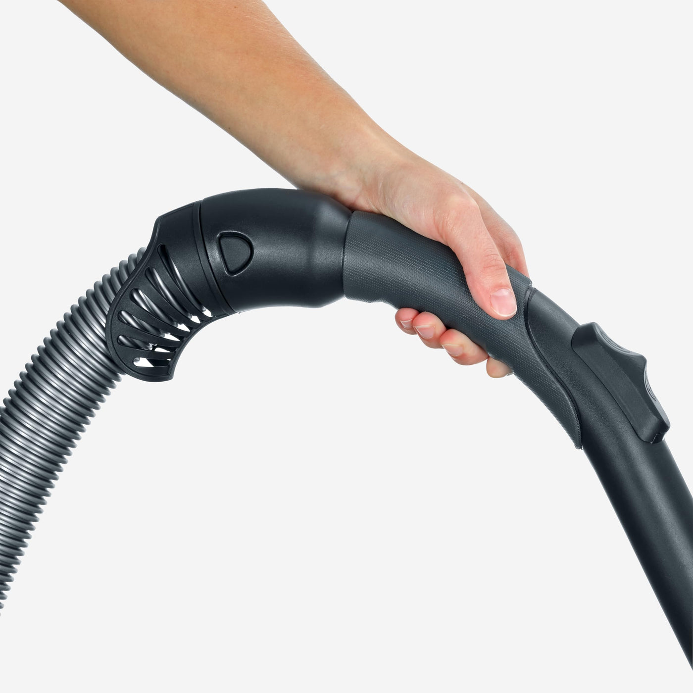 SEVERIN Staubsauger mit Beutel, kompakter & leiser Bodenstaubsauger für Teppich - & Hartböden, 750 W, Soft-Sound-Bodendüse, 8 m Reichweite, schwarz, BC 7030