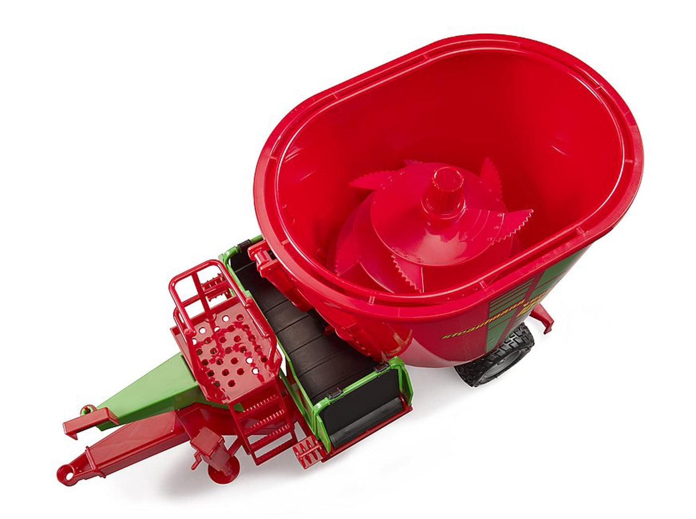 bruder 02127 - Strautmann Verti-Mix 1050 Futtermischwagen - 1:16 Mischwagen Bauernhof Pferdehof Landwirtschaft