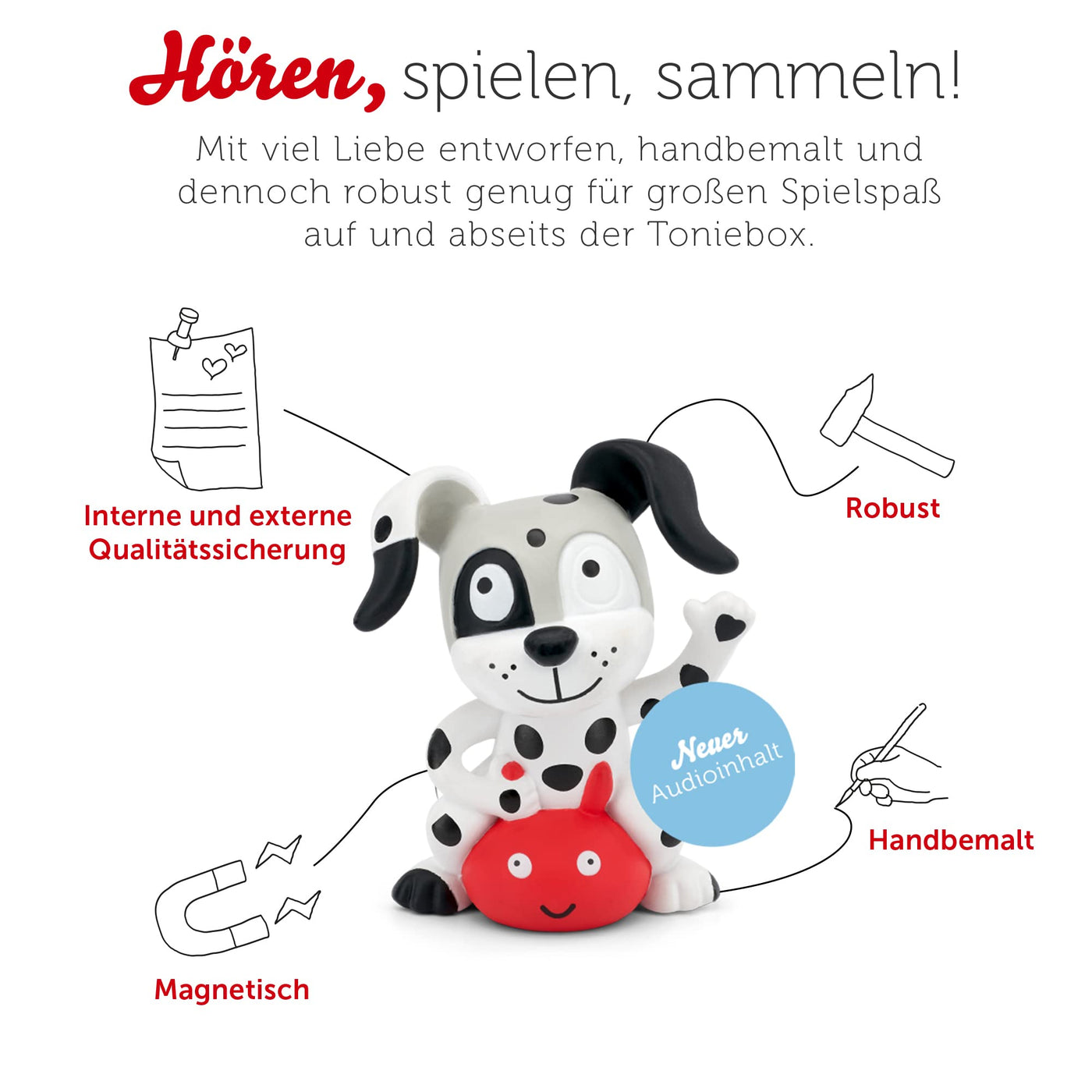 tonies Hörfigur für Toniebox, Lieblings-Kinderlieder – Spiel- und Bewegungslieder 2, Kinderlieder für Kinder ab 3 Jahren, Spielzeit ca. 49 Minuten