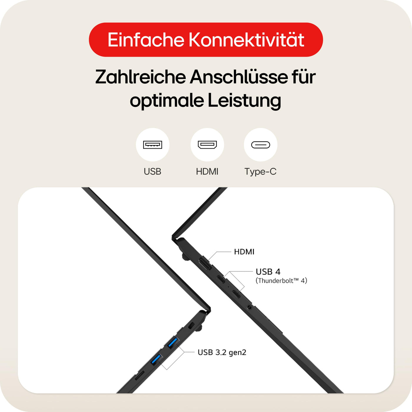 LG gram 17 Zoll Laptop - Intel Core Ultra 7 (16GB RAM, 1TB SSD, Intel Arc Graphics, Windows 11 Home, Bluetooth 5.3, 2xThunderbold 4) - Grau, 17Z90TL-G.AU79G