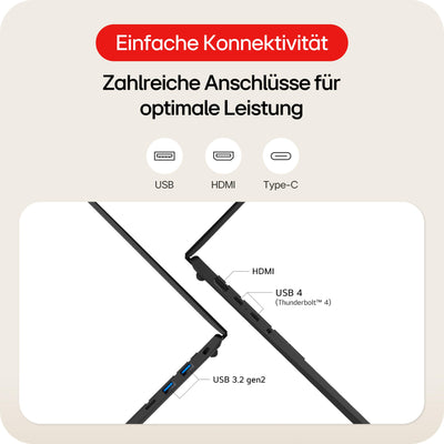 LG 2025 gram Notebook 17 Zoll Laptop - Intel Core Ultra 7 (32GB RAM, 2TB SSD, Intel Arc Graphics, Windows 11 Home, Bluetooth 5.3, 2xThunderbold 4) - Schwarz