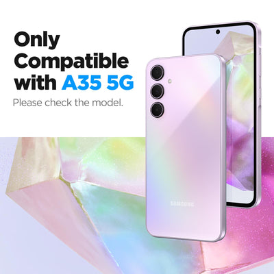 Spigen AlignMaster Schutzfolie kompatibel mit Samsung Galaxy A35 5G, 2 Stück, Kratzfest, 9H Härte Folie