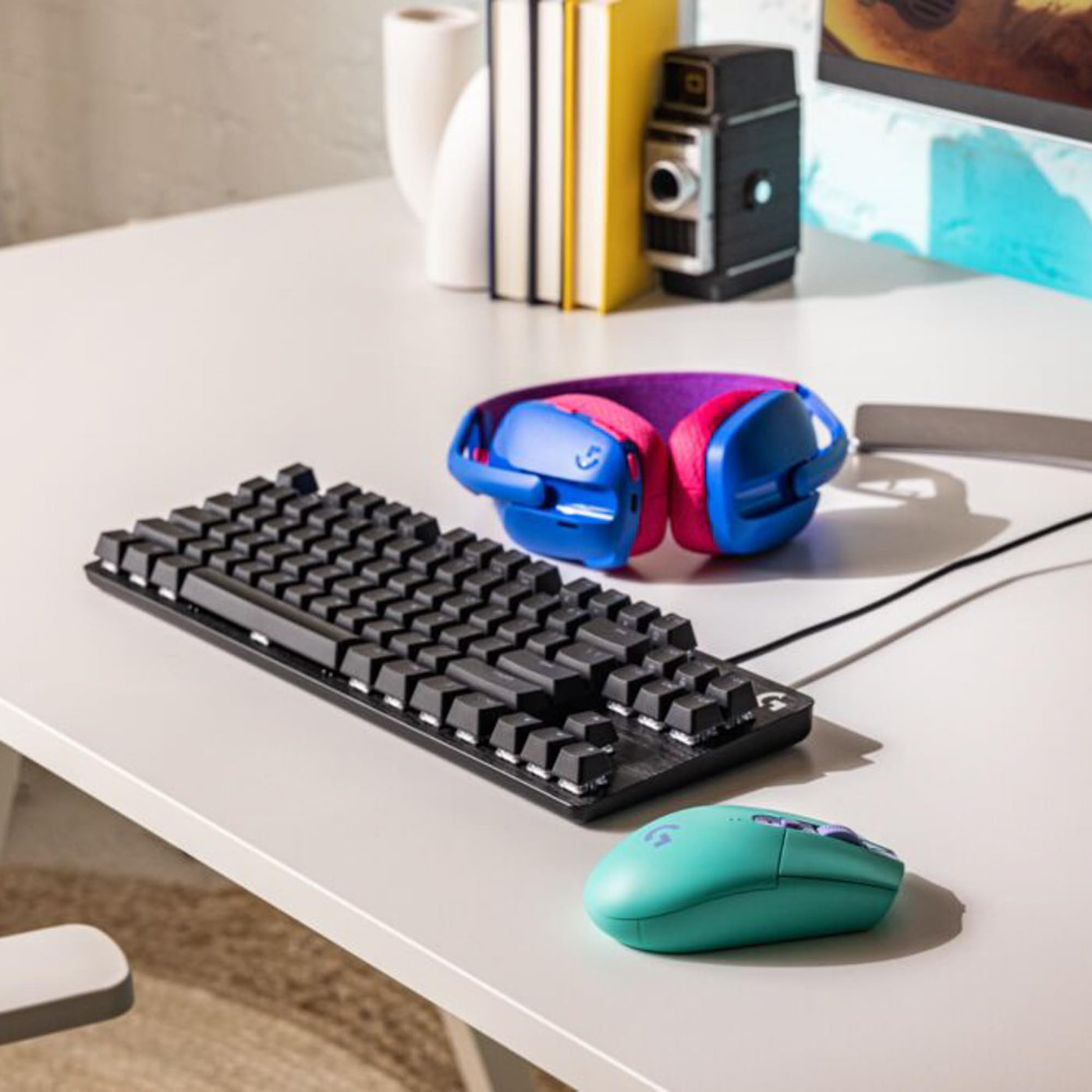 Logitech G413 TKL SE Mechanische Gaming-Tastatur - Mit Hintergrundbeleuchtung und taktilen mechanischen Schaltern, Anti-Ghosting, Kompatibel mit Windows, macOS, Deutsches QWERTZ-Layout - Schwarz