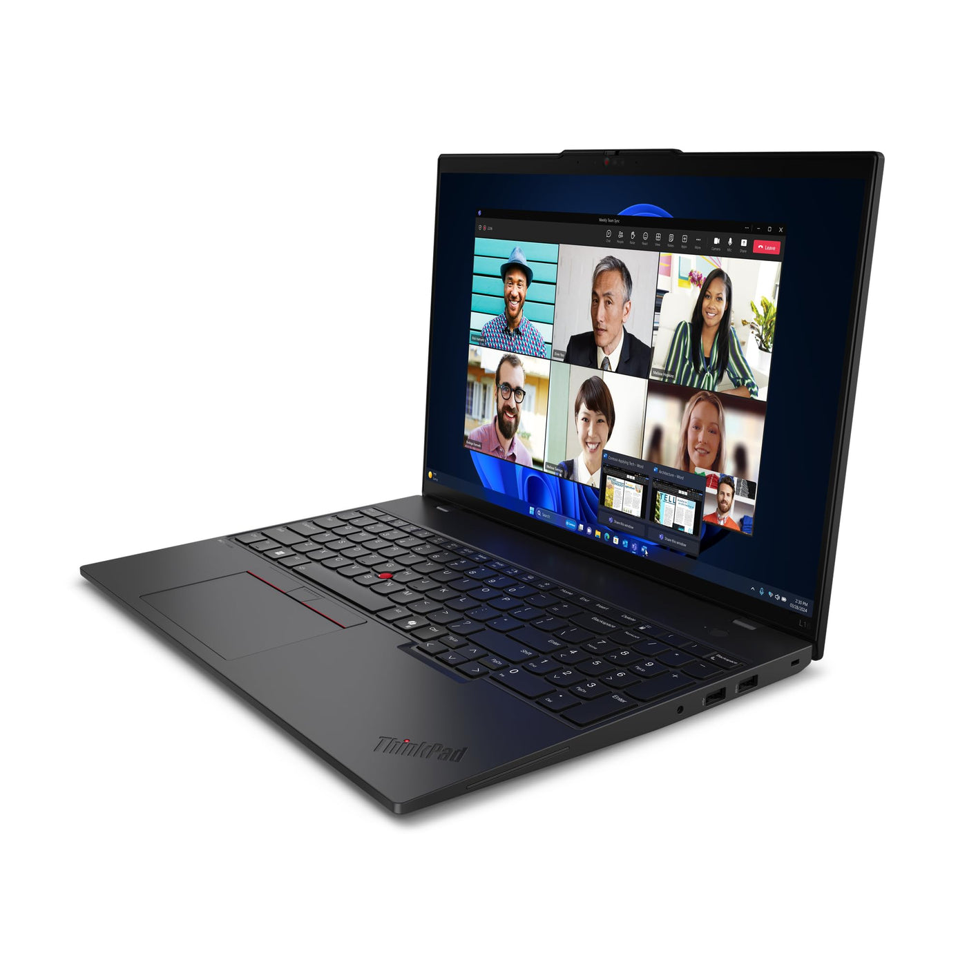 Lenovo ThinkPad L16 Gen 1 21L3 - Intel Core Ultra 5 125U / 1.3GHz - Win11 Pro - Intel Graphics - 16GB RAM - 512GB SSD, NVMe - 16" IPS 1920 x 1200 - Wi-Fi 6E, Bluetooth - 4G - Schwarz