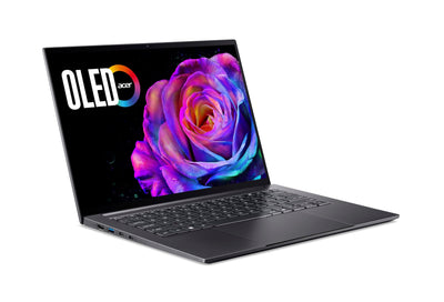 Acer Swift X 14 AI OLED (SFX14-61G-R50J) KI Laptop, Copilot+ PC, 14" WQ2.8K OLED 120Hz Touch-Display, AMD Ryzen Al 7 350, 32GB RAM, 1TB SSD, NVIDIA GeForce RTX 5060, Windows 11, QWERTZ Layout