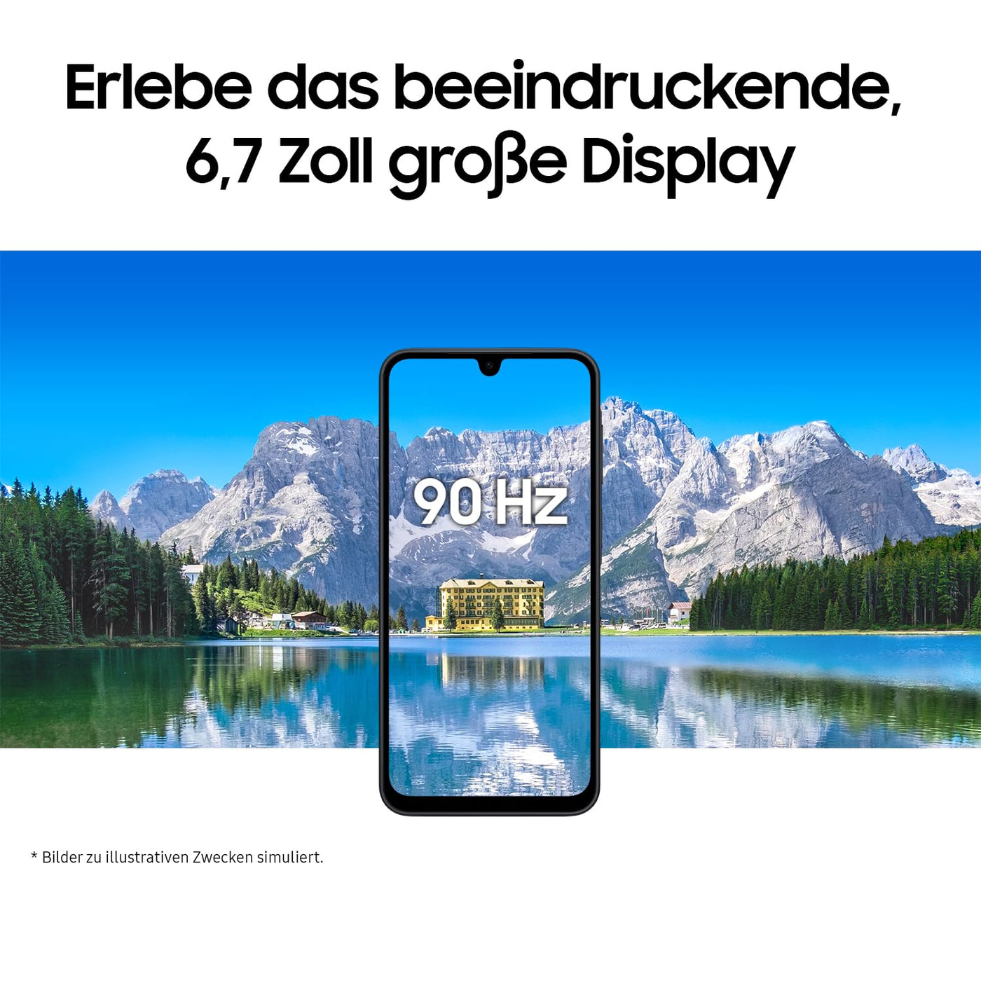 Samsung Galaxy A17 5G AI Smartphone, KI-Handy mit Android, Dünner 7,5-mm-Rahmen, 50-MP-Kamera, 128 GB Speicher, 4 GB RAM, 5.000-mAh-Akku, Blue, 2,5 Jahre Herstellergarantie [Exklusiv auf Amazon]