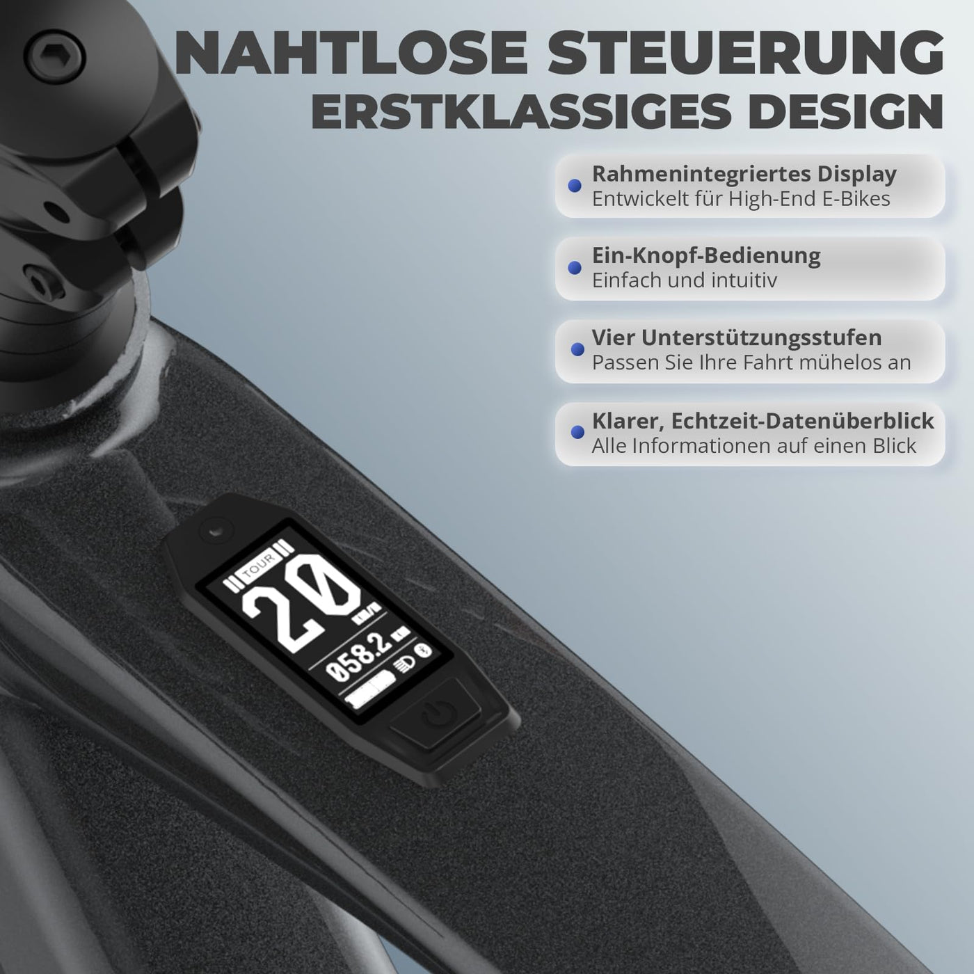2025 Fafrees 700W E Bike für Erwachsene Akku 36V 10AH [ Offiziell ] Ebike Damen 250W, Elektrofahrrad Herren 25km/h, Elektrisch Fahrrad 100KM, Mountainbike MTB 150kg, Pedelec 700*42C, E Citybike 40N.m
