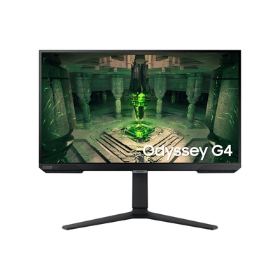 Samsung Odyssey G4B Gaming Monitor LS27BG400EU, 27 Zoll, IPS-Panel, Full HD-Auflösung, AMD FreeSync Premium, G-Sync kompatibel, 1 ms (G/G) Reaktionszeit, Bildwiederholrate 240 Hz, Schwarz
