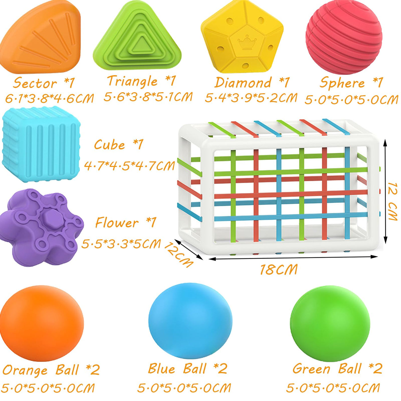 Montessori Spielzeug ab 1-3 Jahre, Spielzeug ab 1 Jahr Baby Spielzeug Motorikspielzeug ab 1-3 Jahre Kinder Spielzeug Jungen Mädchen Lernspiele ab 1 2 3Jahre Formensortierspiel Geschenke Mädchen Junge