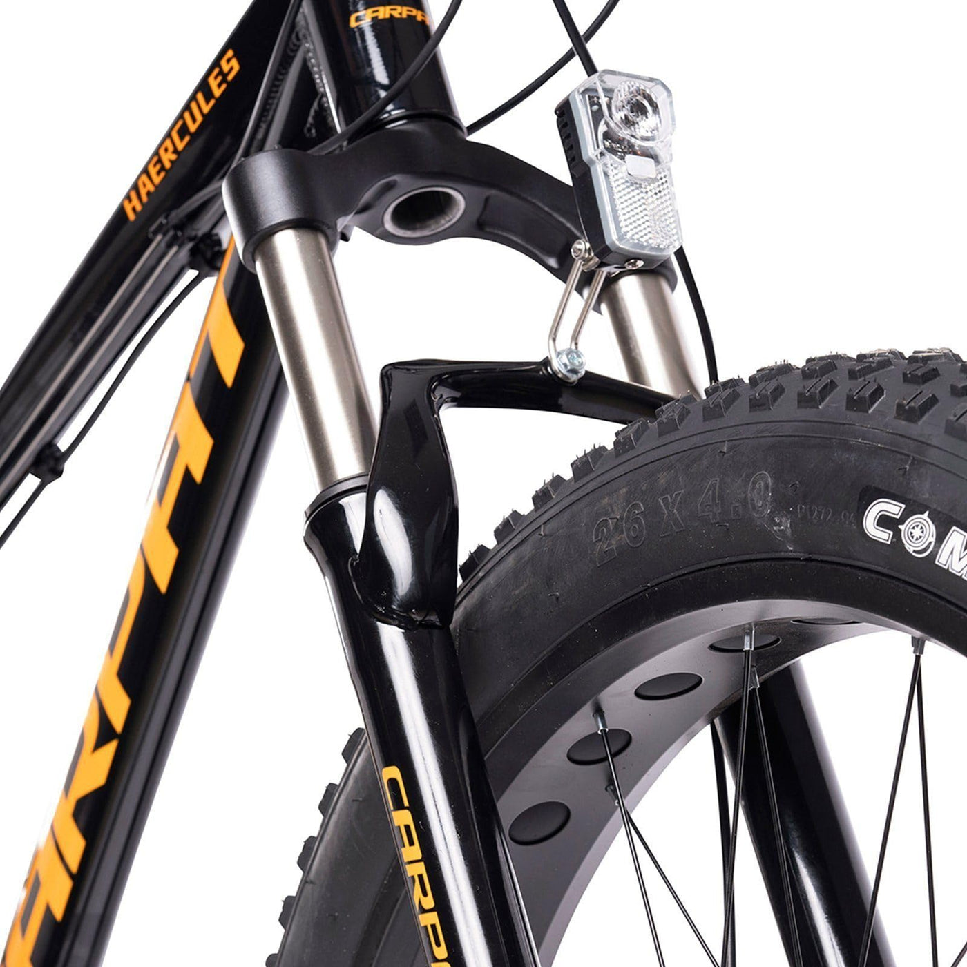 CARPAT SPORT Fatbike 26 Zoll Fat Tire 4.0 Hardtail MTB für Herren Damen und Jungen 7 Gang, Kettenschaltung, Alu-Rahmen Fahrrad, Fat Bike Mountainbike