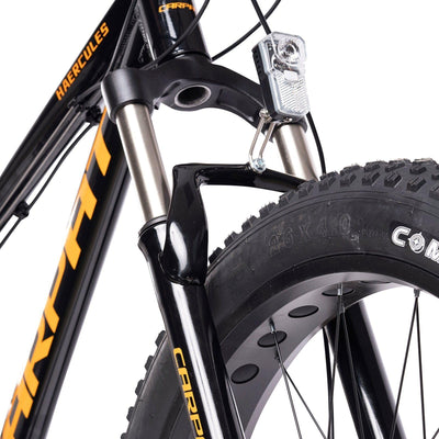 CARPAT SPORT Fatbike 26 Zoll Fat Tire 4.0 Hardtail MTB für Herren Damen und Jungen 7 Gang, Kettenschaltung, Alu-Rahmen Fahrrad, Fat Bike Mountainbike