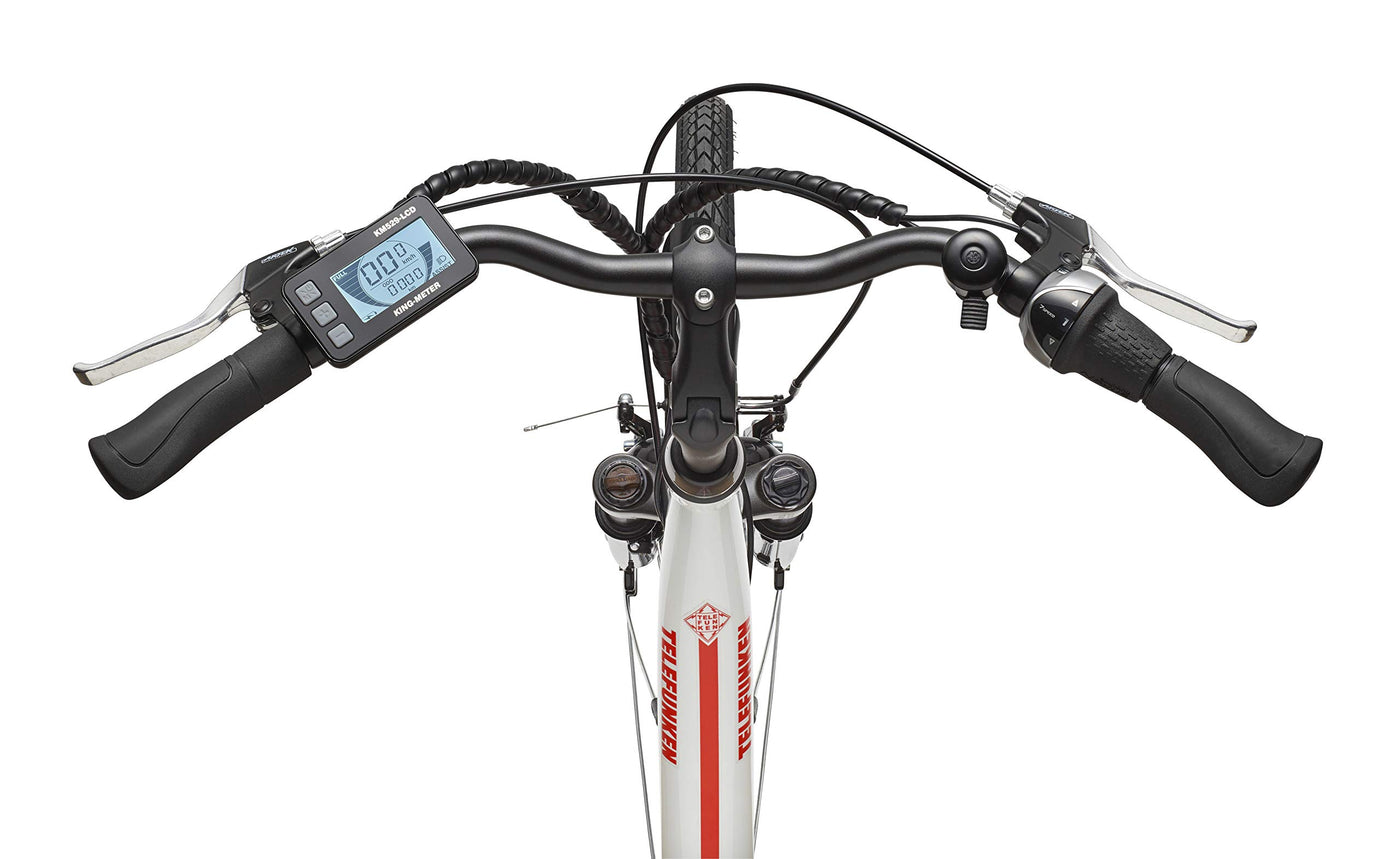 TELEFUNKEN E-Bike Damen 28 Zoll, Elektrofahrrad Alu mit 7-Gang Nabenschaltung - Pedelec Citybike, Mittelmotor 250W & 13Ah / 36V Lithium-Ionen-Akku, RC890 Multitalent