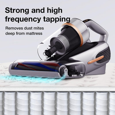 Jimmy BX7 Pro Milbensauger 700W Leistungsstark Matratzenreiniger mit UV-C-Licht, Hausstaubmilben Sensor,Ultraschall Funktion,16Kpa Absaugung Handstaubsauger für Matratze Sofa Bett