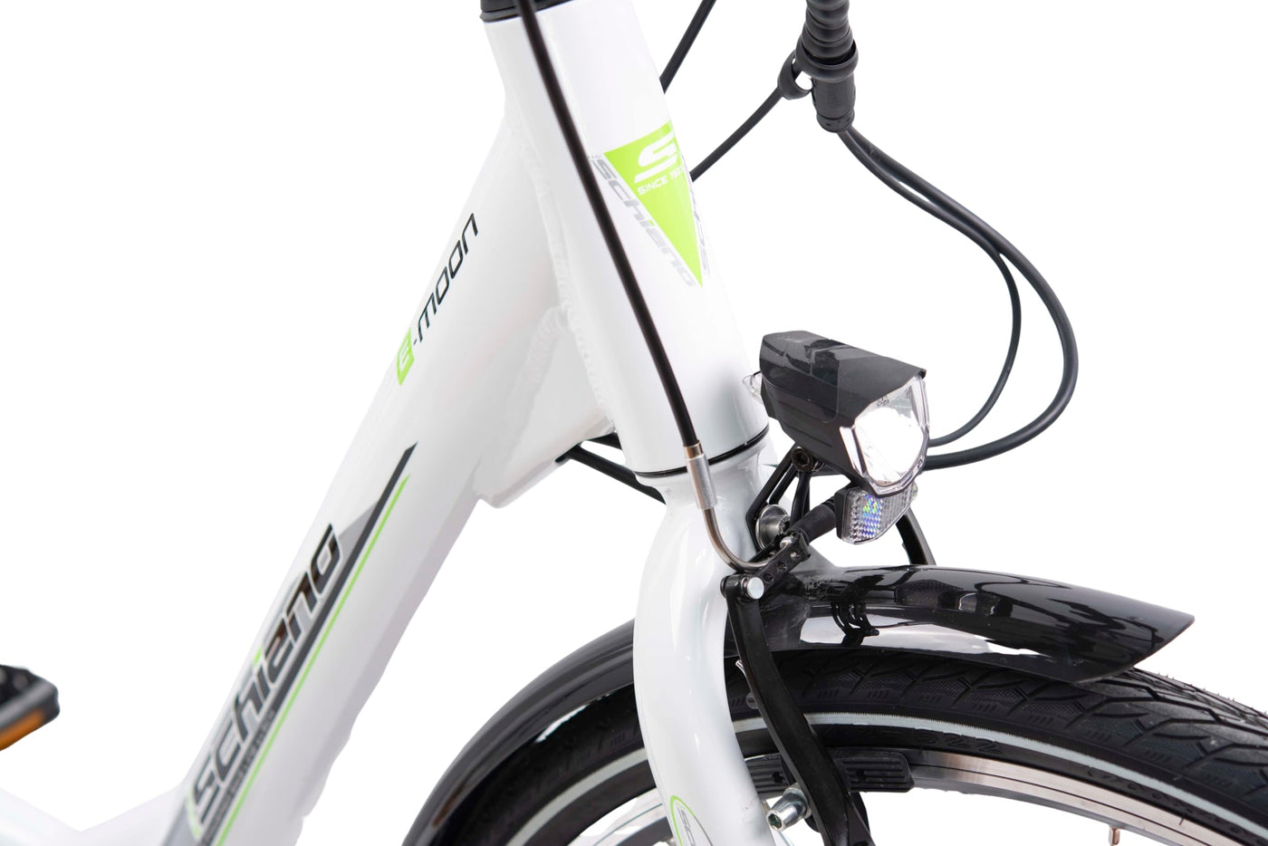 F.lli Schiano E-Moon 26 Zoll E-bike Pedelec , e bike electric Fahrrad für Herren / Damen bis 25 km/h und mit guter Reichweite , Elektrofahrräder , Damenfahrrad mit Motor Gepäckträger 36V Akku Korb