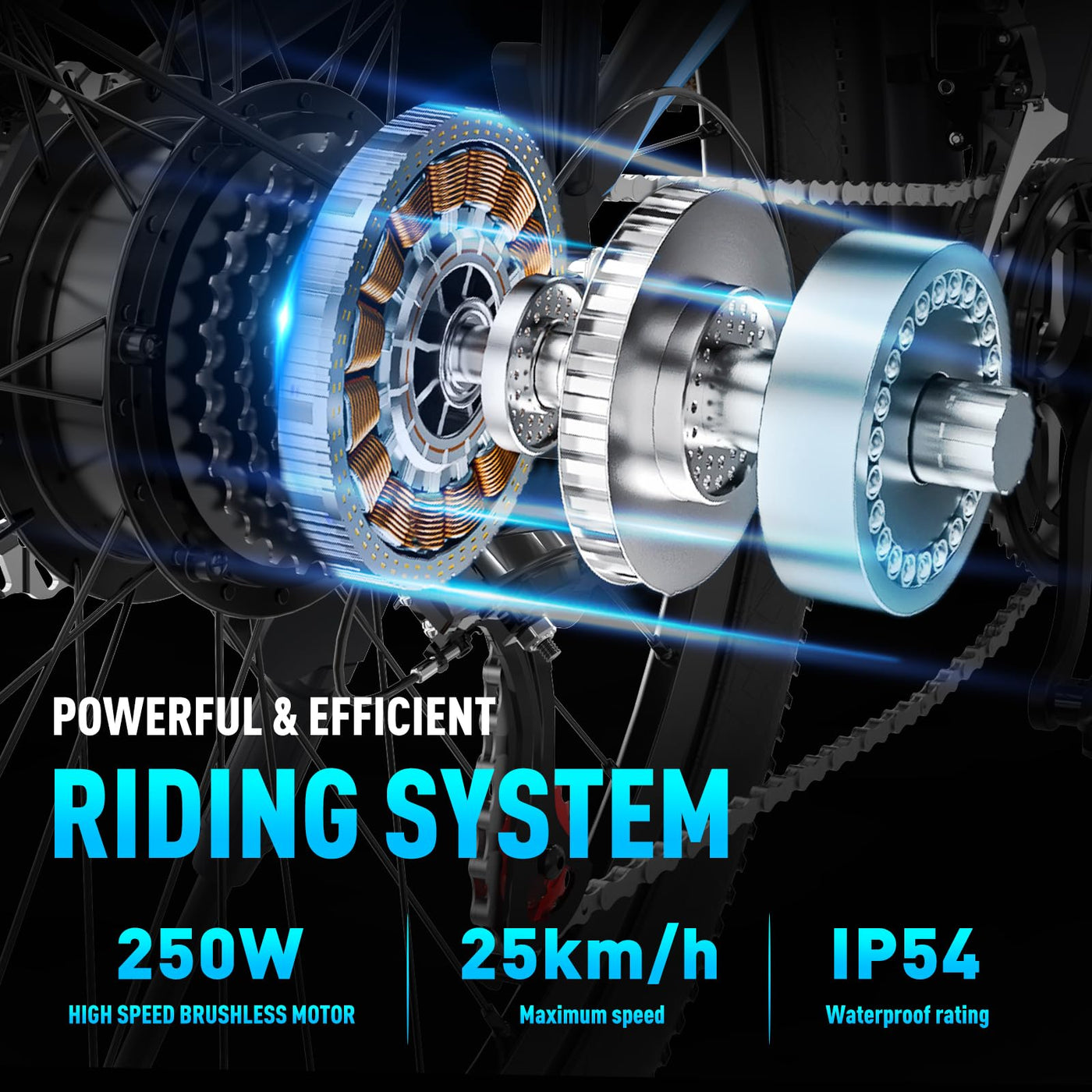 HITWAY E Bike E-Mountainbike 26 Zoll Pedelec Cityräder Elektrofahrrad,250W Motor,36V/12Ah Akku ebike,7/21 Gängen,bis 35-90km