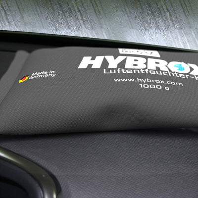 HYBROX Auto Luftentfeuchter Kissen - Wiederverwendbar, Entfeuchter, Autoentfeuchter (SPARSET 2x1000g)