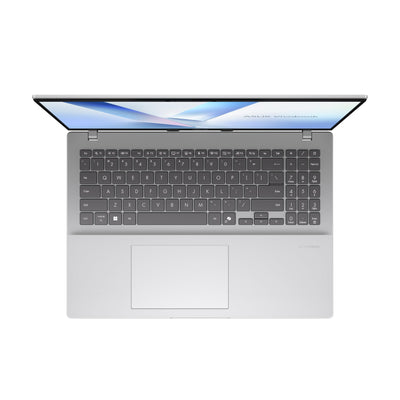 ASUS Vivobook 16 X1607QA Laptop | Copilot+ PC | 16" WUXGA IPS Display | Snapdragon X X1-26-100 | 16GB RAM | 512GB SSD | QC Adreno GPU | Win11 Home | QWERTZ | Cool Silver