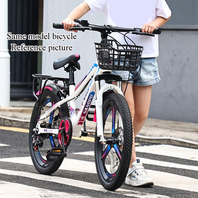 Mountainbike 7 Gang 22 Zoll V Bremse Ultraleichter Rahmen aus Kohlenstoffstahl Vorderrahmen und Hinterrahmen Geeignet für Jungen und Mädchen C,22 inch 7speed