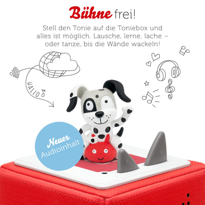 tonies Hörfigur für Toniebox, Lieblings-Kinderlieder – Spiel- und Bewegungslieder 2, Kinderlieder für Kinder ab 3 Jahren, Spielzeit ca. 49 Minuten