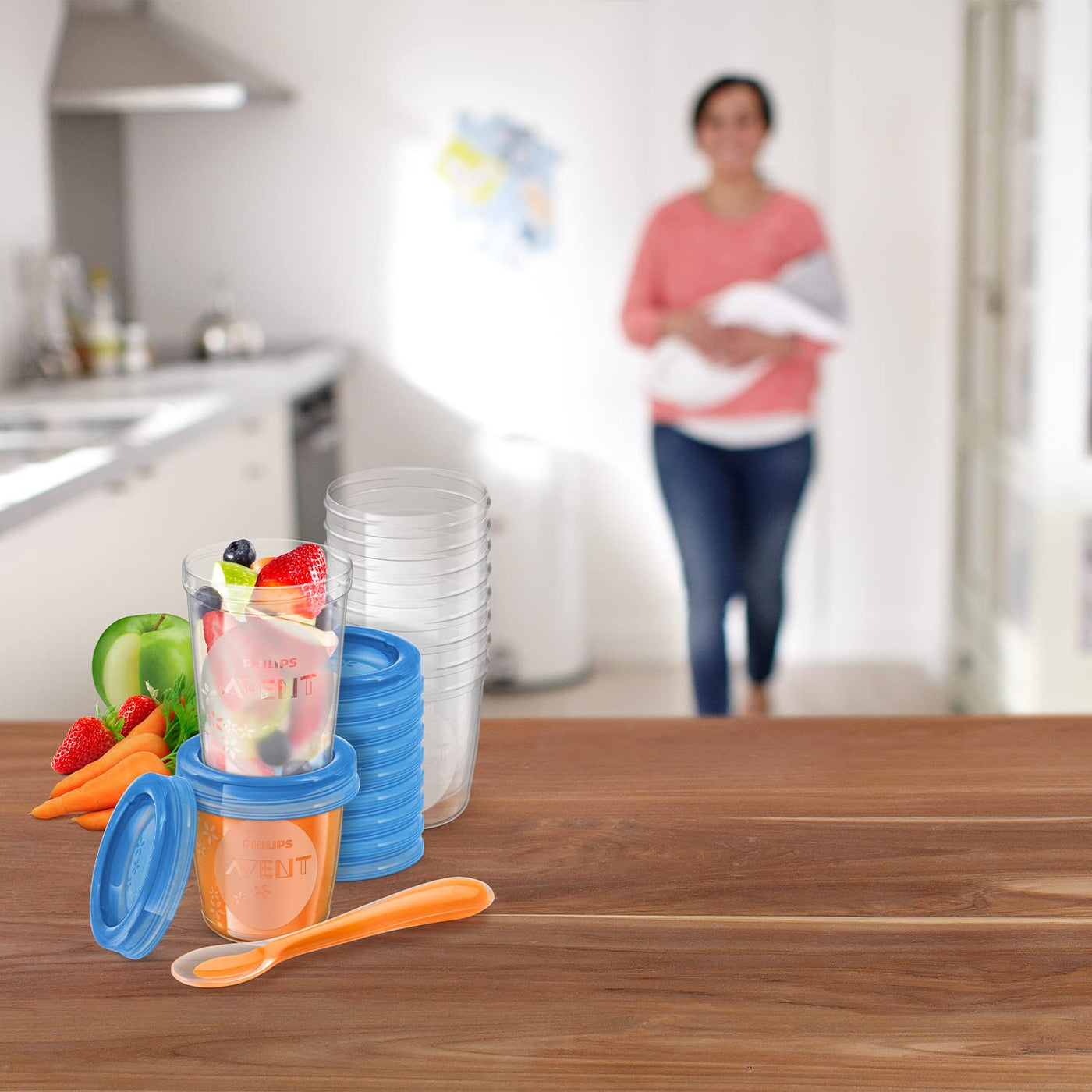 Philips Avent Nahrungs-Mehrwegbecher (Modell SCF721/20)