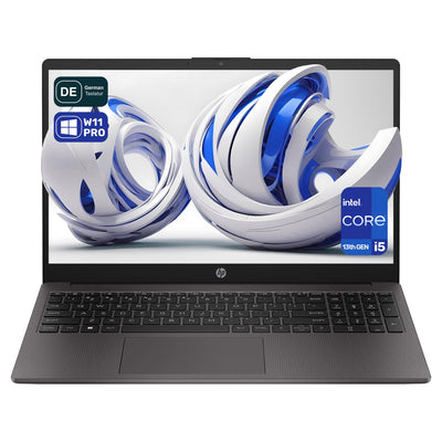 HP 250 G10 Laptop, Intel Core i5-1334U, 64 GB DDR4 RAM, 1 TB PCIe SSD, 15.6" FHD, Intel Iris Xe Graphics, QWERTZ Tastatur, Windows 11 Pro, Anthrazit