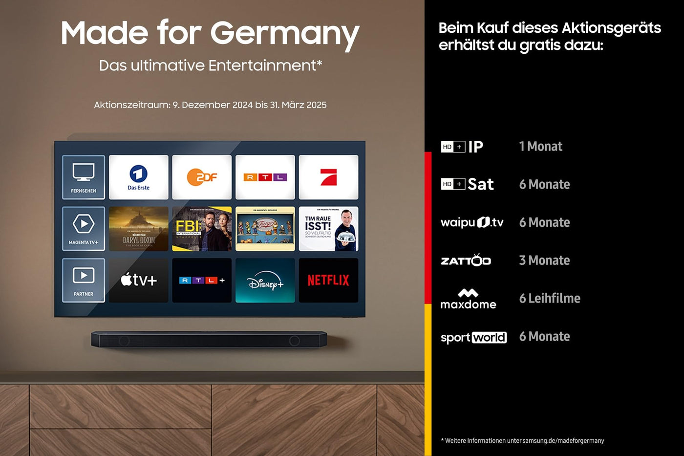 Samsung QLED Q70D Fernseher 55 Zoll, AI Quantum Prozessor 4K, 4K AI Upscaling, Tizen OS, Motion Xcelerator 120 Hz, Smart TV, KI TV, GQ55Q70DATXZG, Deutsches Modell [2024]