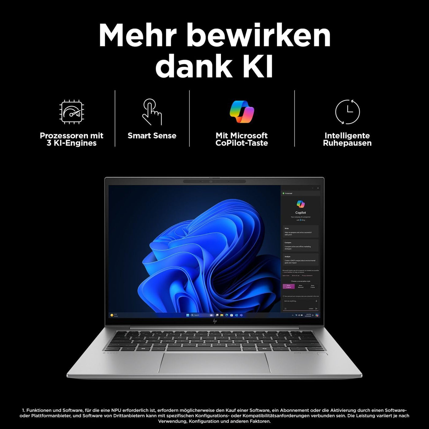 HP Inc. ZBook Firefly 14 G11 Core Ultra 7 155H 32GB RAM 1TB SSD RTX A500 Win11Pro - 98N37ET#ABD