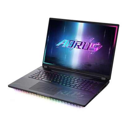 Gigabyte AORUS Master 18 BZH Gaming-Laptop - 18,0“, 240Hz WQXGA, Intel Core 275HX, RTX 5090 GPU, 64GB DDR5 5600MHz, 2 x Gen4 2TB SSD, Windows 11 Pro, 2 Jahre Garantie, AORUS Master 18 BZHC6DED42SP