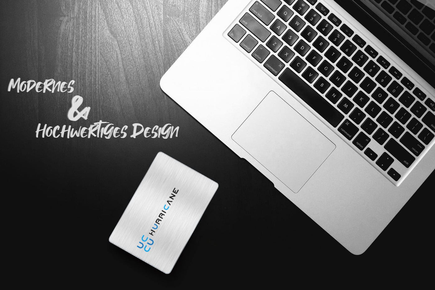 HURRICANE MD25U3 Externe Festplatte 1TB Speicher 2,5" USB 3.0 für Fotos TV Laptop PS4 PS5 Xbox kompatibel mit Windows Mac Linux - Silber