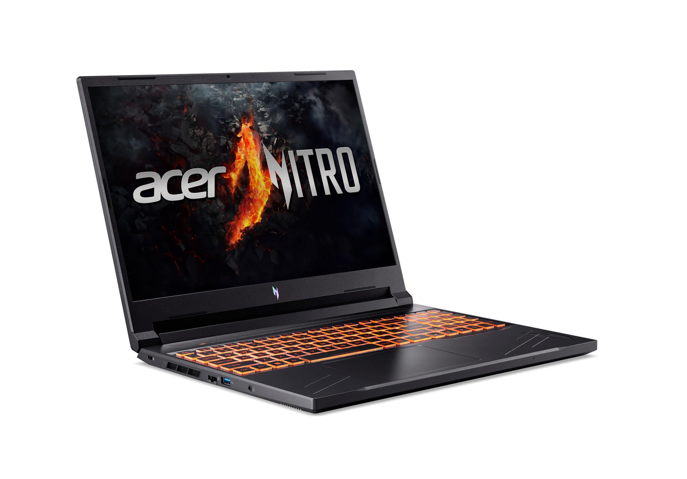 Acer Nitro V16 (ANV16-41-R961) Gaming Laptop | 16" WUXGA 165Hz Display | AMD Ryzen 7 8845HS | 16 GB RAM | 1 TB SSD | NVIDIA GeForce RTX 4060 | Windows 11 | QWERTZ Tastatur | schwarz