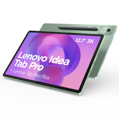 Lenovo Idea Tab Pro Tablet | 12.7" 3K Display | MediaTek Dimensity 8300 | 8GB RAM | 256GB eMMC | Android 14 | Seafoam Green | inkl. Pen Plus