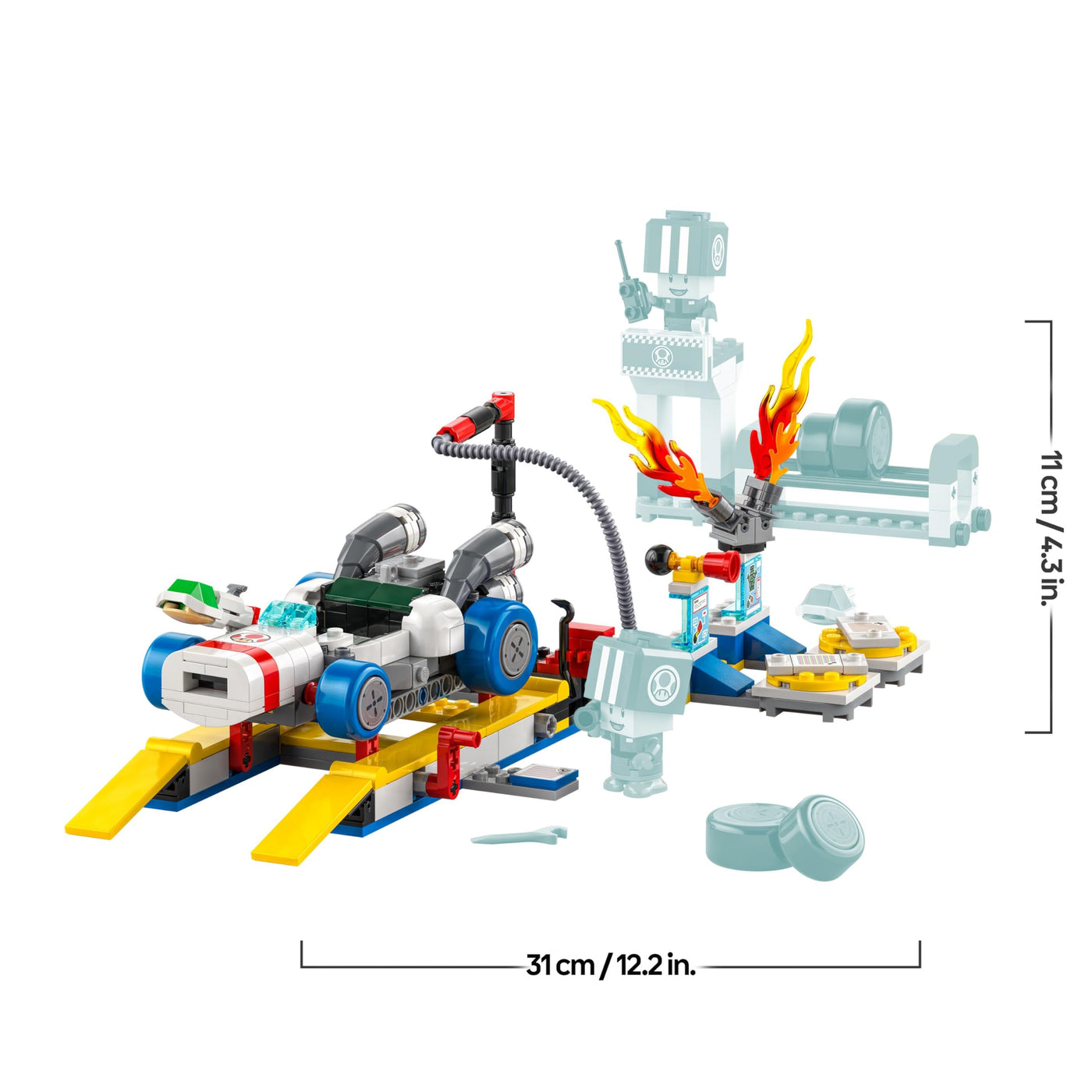 LEGO Super Mario: Mario Kart – Toads Werkstatt, Nintendo Charakter, anpassbares Spielzeug, Abenteuer Spielset, Geschenk für Jungen, Mädchen und Gamer ab 8 Jahren 72035