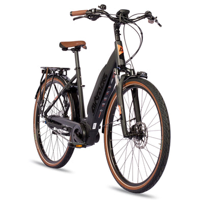 Airtracks 28 Zoll Damen E-Bike LS Trekking Fahrrad Lumina Active Plus LINE Gen3 500 Wh 8s Shimano Nexus - Rahmenhöhe 45cm (Körpergröße 150-165cm)
