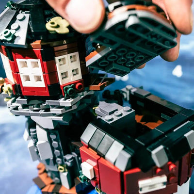 BlueBrixx Pro Planetarium des Astronomen - Adventskalender, Bauset für Erwachsene und Kinder, Klemmbausteine-Set aus 1005 Teilen, 108772