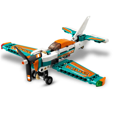 LEGO 42117 Technic Rennflugzeug & Jet-Flugzeug, 2-in-1 Spielzeug für Kinder ab 7, Geschenke zum Geburtstag oder zu Weihnachten für Jungen und Mädchen