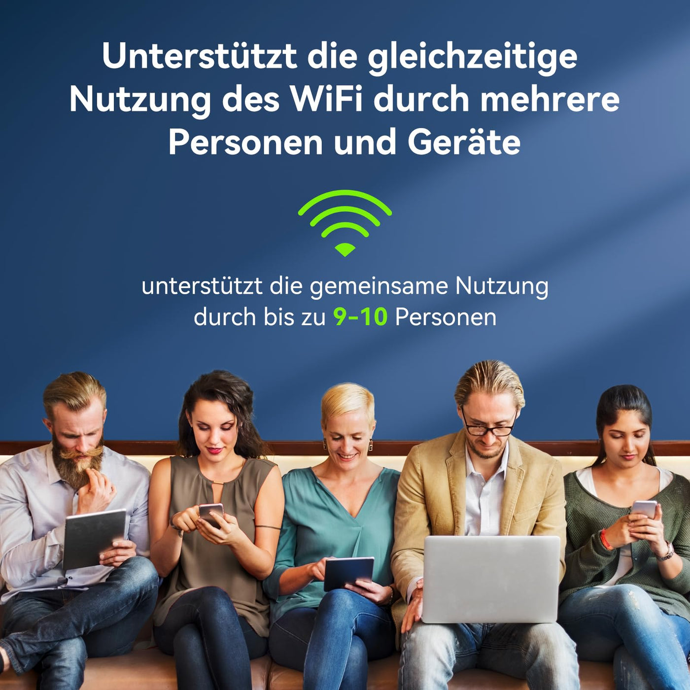 Mobiler WLAN Router, tragbares WLAN für unterwegs,4G Mobiler Wi-Fi-Router,150 Mbit/s, mit SIM-Kartensteckplatz,Typ-C Schnittstelle, WLAN Router Mobil für Reisen, Business & ohne Vertrag