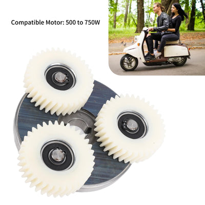 MechKit Elektrofahrrad Motor Zahnrad Kupplung Kit, 3 Stück Nylon 36T Planetengetriebe mit 88mm Kupplung für Bafang 500 bis 750W Motor