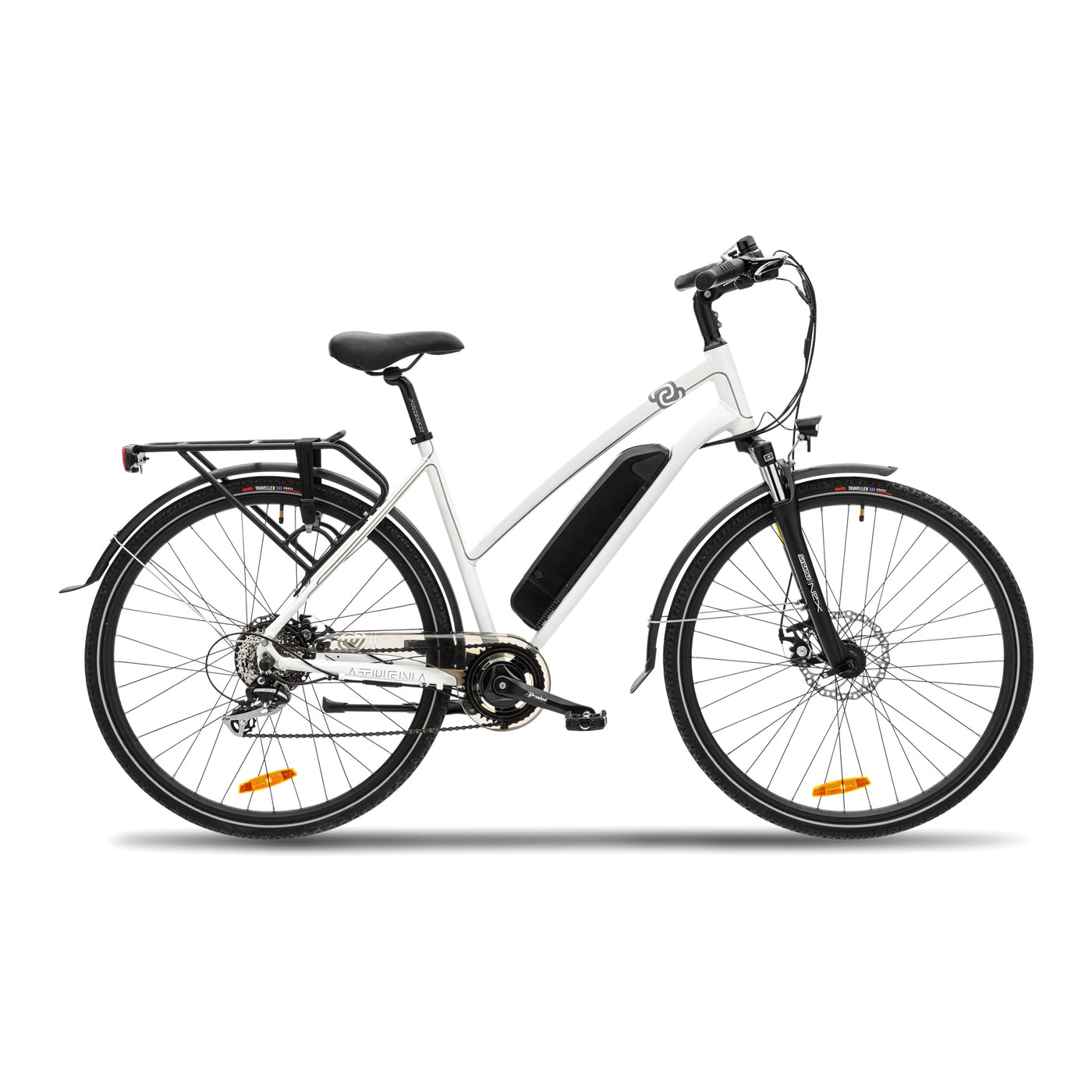 VecoCraft Athena E-Bike, e Bike Damen 28". Trekking Elektrofahrrad Herren Damen mit 36V 13Ah Akku, 250W-Heckmotor und 8-Gang-Getriebe, mit LCD Display, ebike Damen 28 Zoll