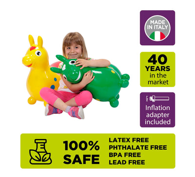 GYMNIC 7012 Jakobs 4019962 - Rody Hüpfpferd, gelb