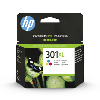 HP 301XL (CH564EE) Original Druckerpatrone Farbe mit hoher Reichweite für HP DeskJet 10xx, 15xx, 20xx, 25xx, 30xx, HP ENVY 45xx, 55xx, HP OfficeJet 26xx, 46xx
