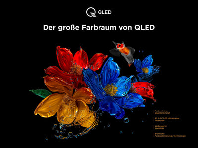 TCL 43T69C 43 Zoll QLED, Direct LED TV, 4K HDR TV, Smart Google TV (Dolby Vision & Atmos, Motion Clarity, Kompatibel mit Google Assistant & Alexa)